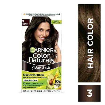 Garnier Color Naturals 3 Dark Brown Kit